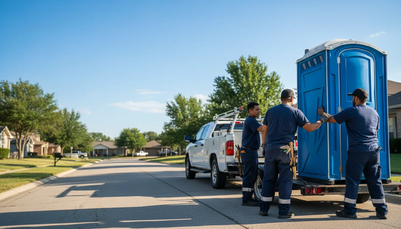 Portable Toilet Rental in Hockley, TX near me